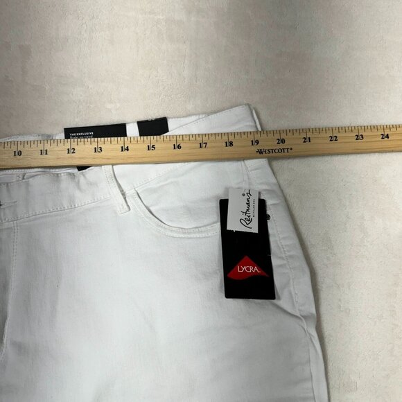 Reitmans R Jeans Women’s 36 White Ankle Pants "The Exclusive" - Casual Bottoms - Picture 10 of 14